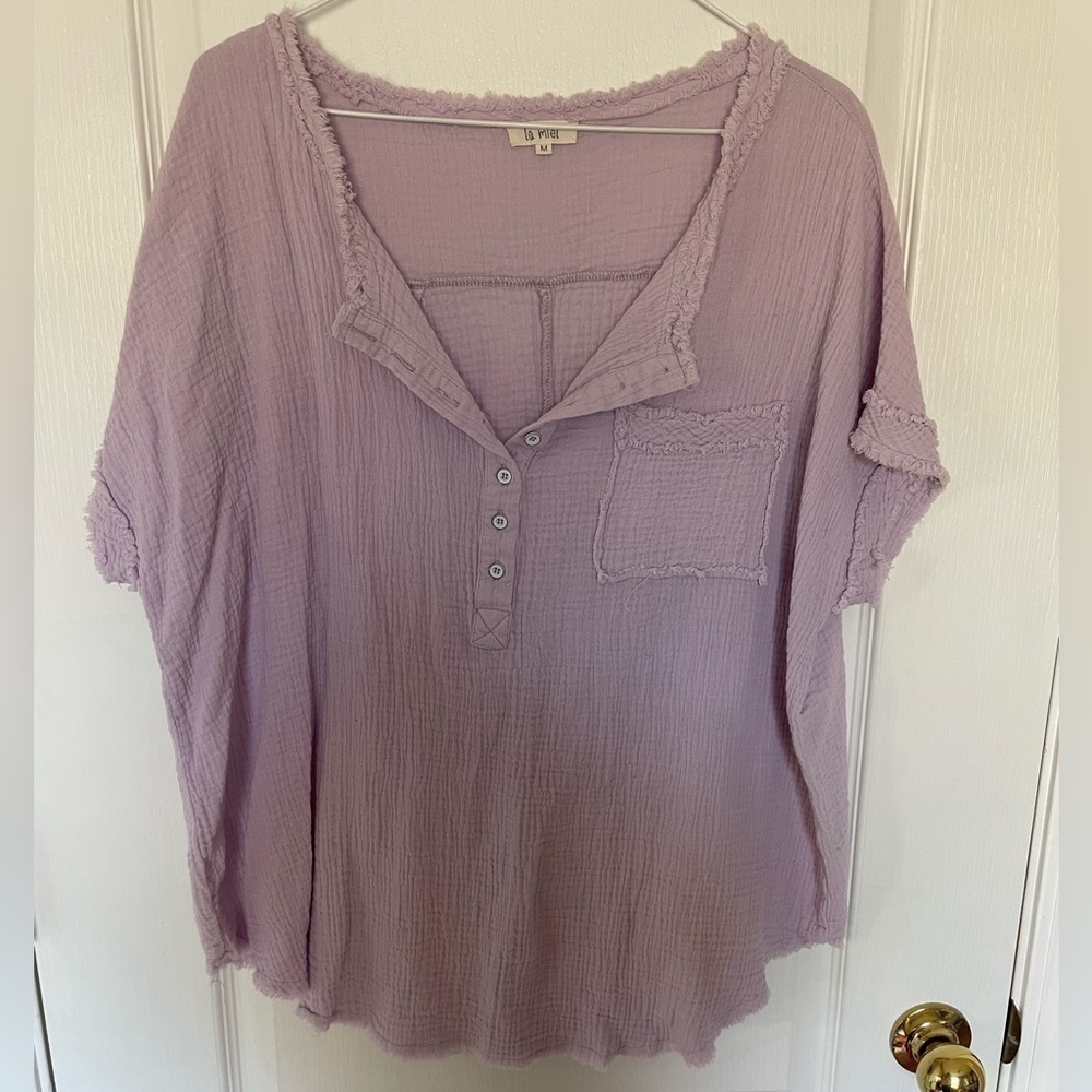Women's La Miel Gauze Top Sz. M